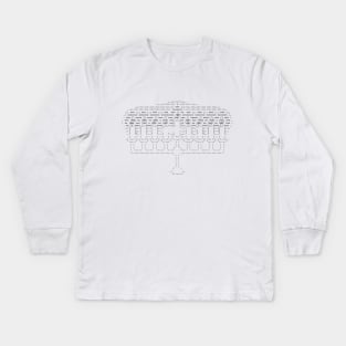 Hanukkah candlestick Kids Long Sleeve T-Shirt